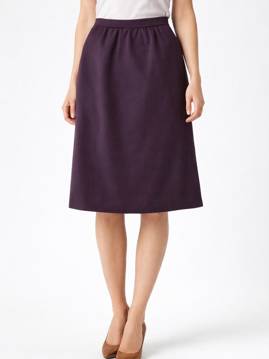 Prophecy Dresses & Skirts - Prophecy 100% Virgin Wool Skirt | A-Line Midi | Minimalist Workwear